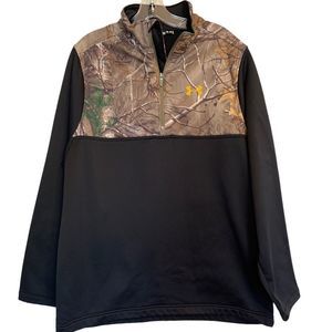 Under Armour Camo and Black Jacket